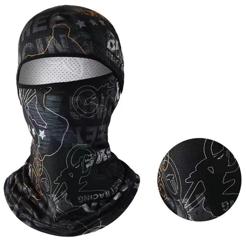 Copricapo estivo protezione solare traspirante seta ghiaccio sport ciclismo} - Foto 9 di 19