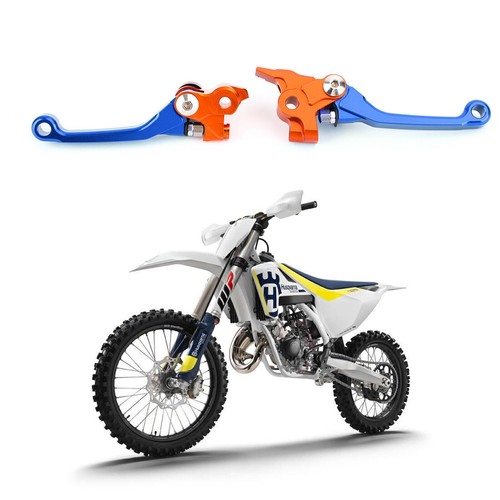 Leviers Frein/Embrayage EIMMLSX – Alliage Aluminium 100% – Galvanisé Argent – 5 Positions Réglables – Compatible CB500F/X, CBR125/300, MSX125, CB400