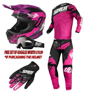 pink motocross kit