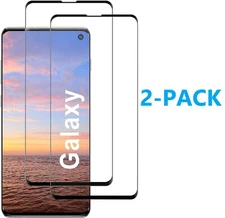 2X Full Cover Tempered Glass Screen Protector For Samsung Galaxy S10 Plus/ Edge