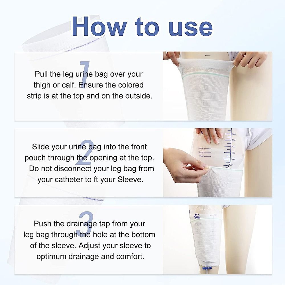 Catheter Sleeve Catheter Leg Sleeve Washable Drainage Bag Cover