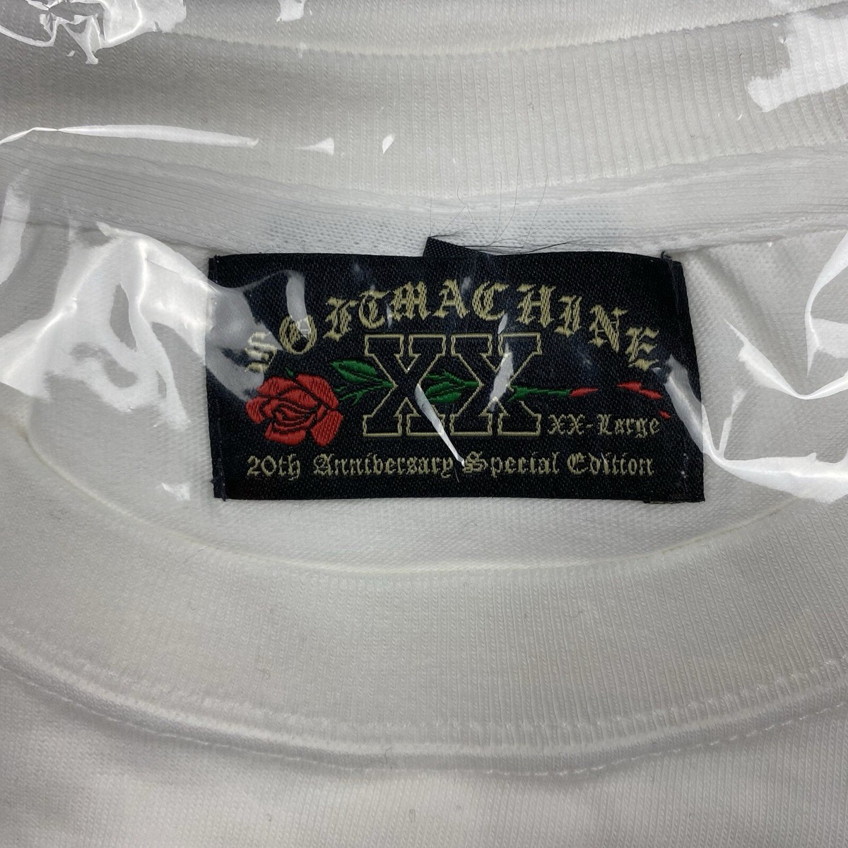 Rare FUCT x SOFTMACHINE Rose Fill OG Logo Tee - White - Soft