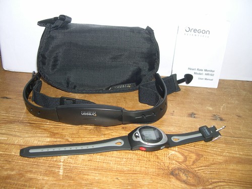 OREGON SCIENTIFIC HR 102 HERZFREQUENZMESSER MIT GÜRTEL, ANLEITUNG UND TASCHE - Bild 1 von 5