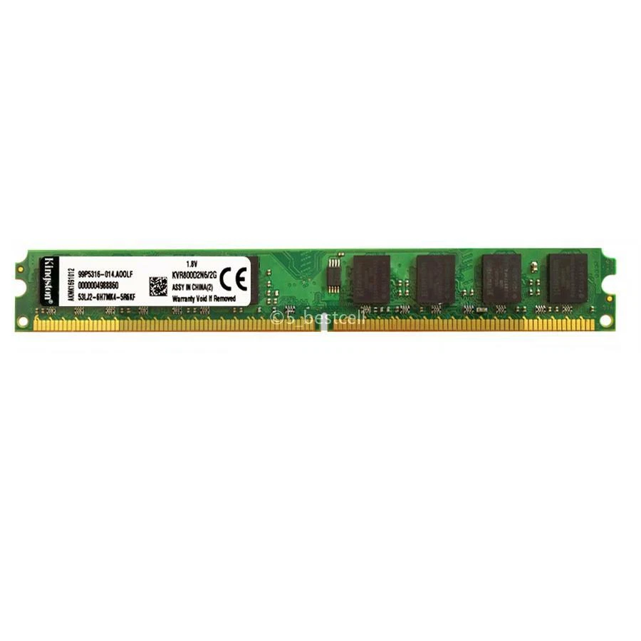 Venta al por mayor DDR2 2 GB 800 MHz PC2-6400 DIMM Escritorio RAM 240Pin 1.8 V NO ECC Lote Kit - Imagen 3 de 4