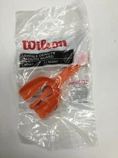 Lot Of 12 Wilson Single Density With strap adult Mouth Guards Orange