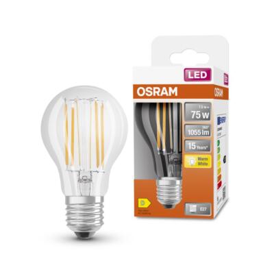 Osram LED Filament LED Bulb Clear 7.5W Like 75W Warm White Incandescent Shape