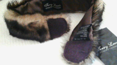 Terry Lewis Classic Luxuries Faux Fur Headwrap Band One Size  display picture 1