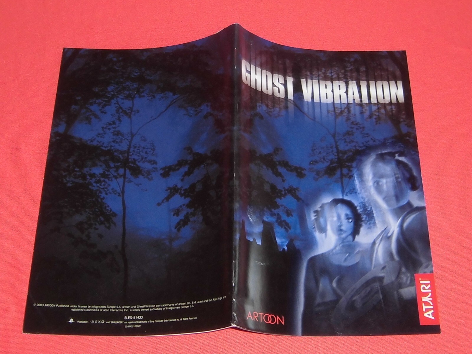 Playstation PS2 Notice Ghost Vibration [PAL Fr] PS 2 Slim JRF