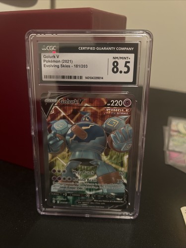 Golurk V graded CGC 8.5 for sale on eBay