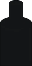 E-Silhouette 50 Yard Facer Target, 19.5" x 40", Die Cut, Black or Blank