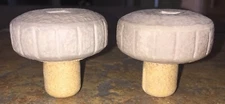 2 x TAHONA STONE VOLCANIC ROCK Liquor Bottle Stopper Lot EL TESORO TEQUILA Cork
