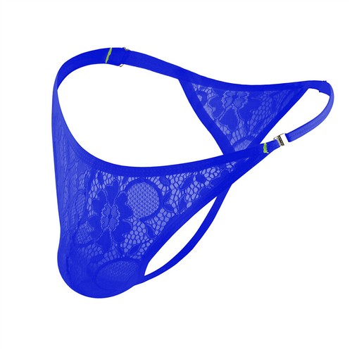Gay Pouch Mutandine Slip Bikini In Pizzo Perizoma Perizoma Intimo A Vita & - Foto 5 di 17