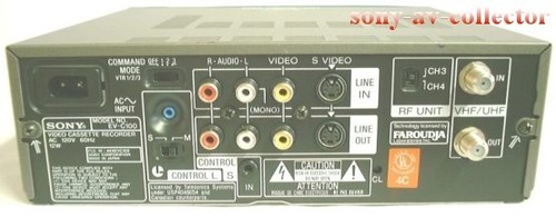 Sony EV-C100 Analog Hi8 Video8 8mm Player Recorder HiFi Stereo VCR Deck BOX LNIB - Picture 4 of 5