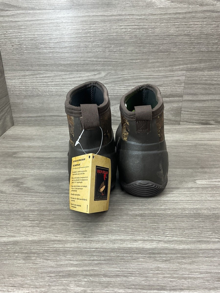 Redhead Mens Rain Boots Rubber Camo Ankle Slip On Sz 9 | eBay display picture 1
