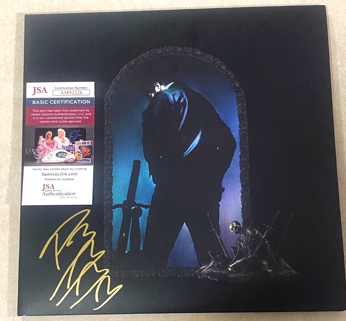 Post Malone Signed 'Rockstar' 12 Single UO Exclusive Vinyl Album ACOA  Beerbongs