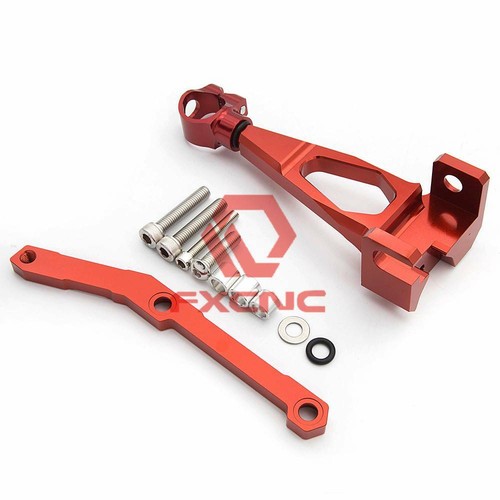 For Yamaha MT-09 FZ-09 2013-2019 Steering Damper Bracket Kit Mounting Holder Red - Picture 9 of 10