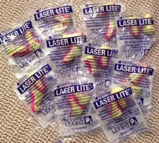 Lot (10 pair) Uncorded Earplugs Foam Howard Laser Lite