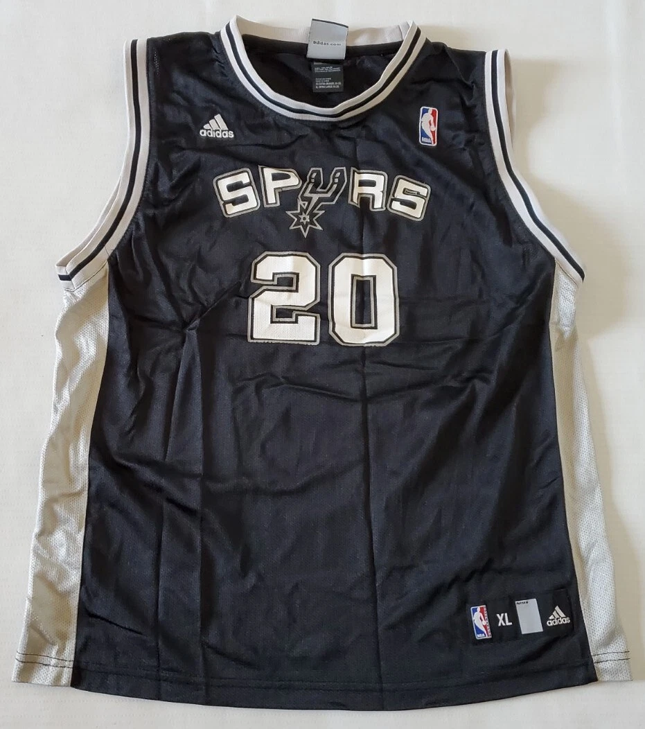 San Antonio Youth Size XL (18-20) Manu Ginobili #20 Jersey Black | eBay