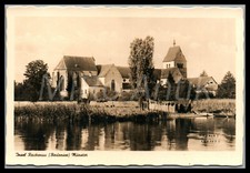 WW2, Junge Maid im Mandatoryd., Postcard Münster on Insel Reichenau, 1938; L143L