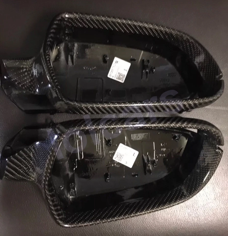 For 2010-2012 Audi A3 S3 RS3 Carbon Fiber wing mirror covers Replacement OEM fit — 第 2/3 张图片