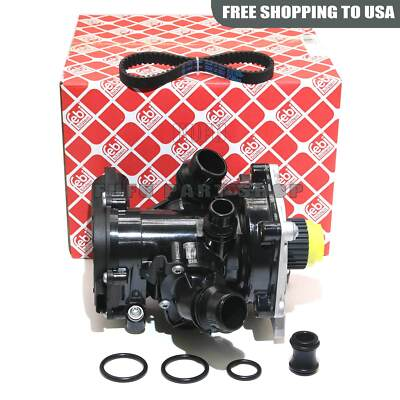#ad #ad FEBI Electronic Water Pump Thermostat Assembly For VW AUDI 1.8 2.0T 06L121111H $145.68