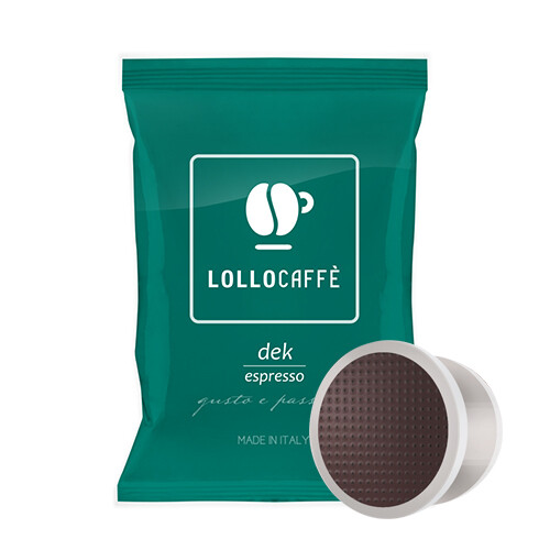 200 Capsule Caffè Lollo Miscela Dek Compatibili Lavazza Espresso Point