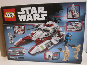 LEGO STAR WARS 75182 REPUBLIC FIGHTER TANK INVENTORIED COMPLETE BOX & MANUAL