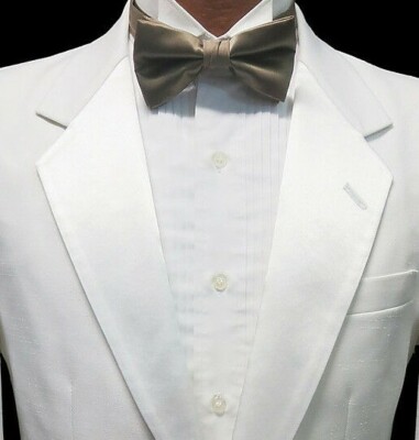 Boys' White Tuxedo Shirt - Laydown Collar & Pleated Front For Wedding Ring Bearer
