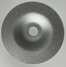 100 Grit Diamond Brazed Grinding Disc - 4" Brazed Grinding Convex Cup