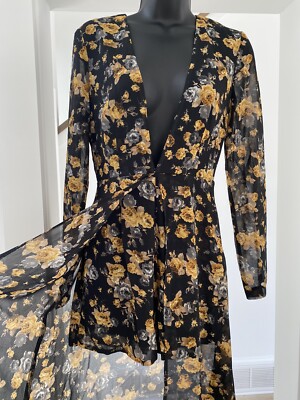 chinese dress ladies RABANNE Chain-detail floral maxi Dress GREEN