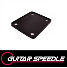 Guitar Neck Plate Mounting Gasket Boarder Bushings High Grade Black 53mm  x 66mm
