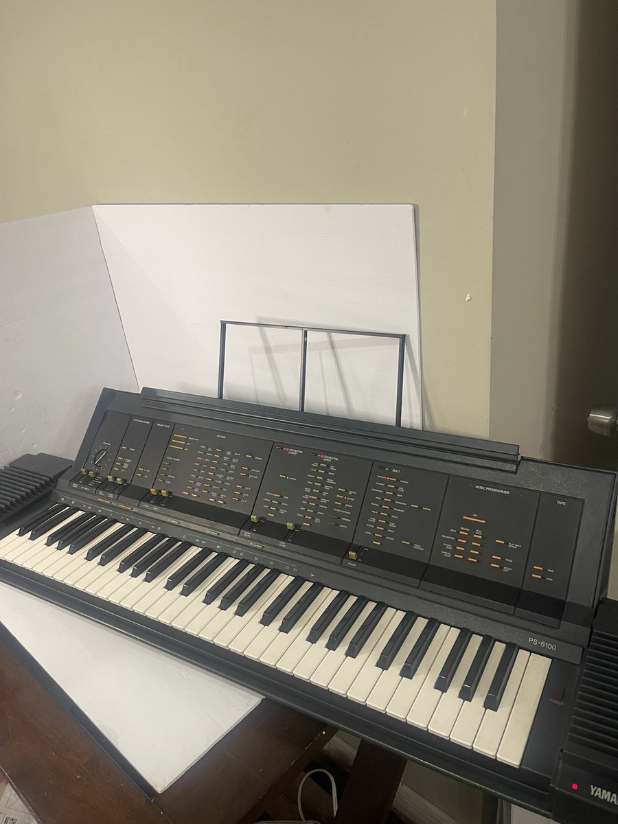 VTG YAMAHA PORTABLE KEYBOARD PS-6100 PIANO SYNTH MIDI Read | eBay