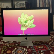 Apple iMac Series All-in-One Desktop Computer 27" Silver Black Large Screen