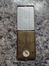 Antique Brass Sunwatch Pocket Compass by Outdoor Supply Co. 1920's Made In USA