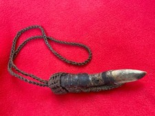 Collar Garra Casuario Medicina Cazador Tradicional PNG Headhunter