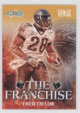 2008 Score The Franchise Gold Zone 38/500 Fred Taylor #F-24 0f3