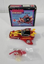 A-12 VINTAGE 70'S MATTEL SHOGUN WARRIORS DIECAST JETCAR VEHICLE W/ BOX NEAR MINT