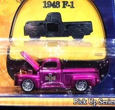 Road Signature 48 1948 Ford F-1 Pickup Truck Shyne Rodz Yat Ming Collectible Pnk