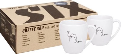 KÖNITZ 2er Set Coffee Bar SIX Picasso Kaffeebecher 300 ml im Geschenkkarton