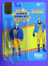 MCFARLANE SUPER POWERS ANIMAL MAN ANIMALMAN GOLD LABEL DC MOC 4  5