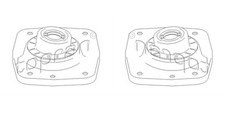 2x TOPRAN Federbeinstützlager Domlager vorne links rechts für Citroën Jumpy