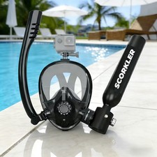 US Full Face Mask with 0.5L Scuba Diving Tank for Adult Snorkeling in Pool