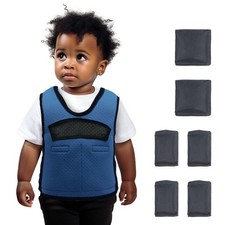 Compression Vest for Kids Extra Small, Ages 1 to 3 Weighted Vest for Kids I...