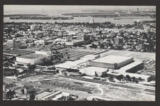 ABA Floridians Miami Beach Convention Hall Basketball Arena B&W Postcard