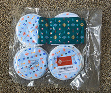 Idaho Jones Reusable Nursing Pads 5 Pairs Multicolor with Wash Bag