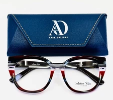 MADISON RILEY FP2132 C2 Multicolor Womens Semi Cat Eye Eyeglasses 52-18-140 B:47