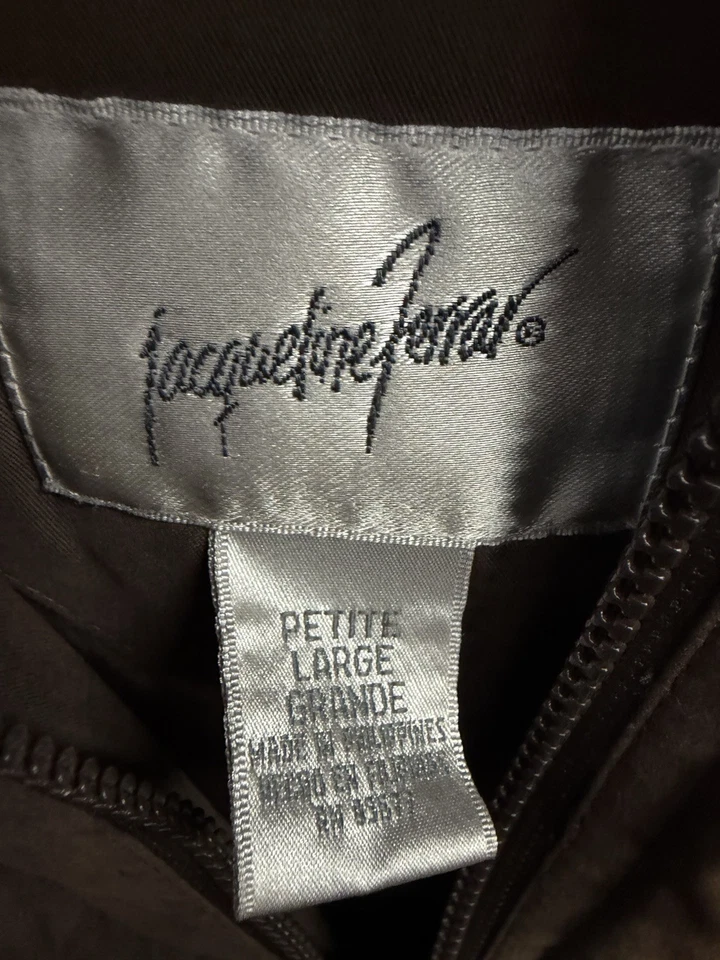 Jacqueline Ferrar Marrón y Negro Vintage Años 90 Ligero Foto 3 de 3