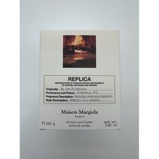 Maison Margiela Replica By the Fireplace Candle 5.82 oz White New Woody Scent
