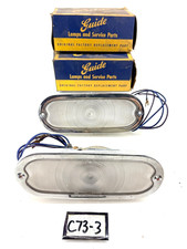 Nos 1954 Chevy Belair 210 150 Pair Parking Light Lamp Assembly Guide Fi-54 C73-3
