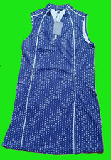 blau-weißes  Sport-/Freizeitkleid L-XL Stret...